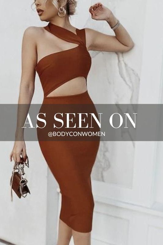 Molly Bandage Midi Dress - White Pearl