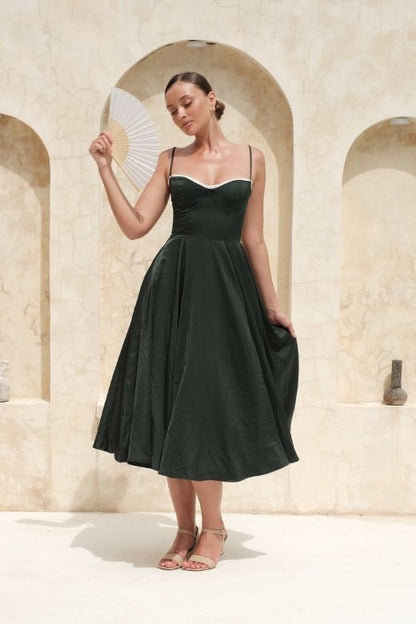 Mavis Midi Dress - Dusty Pink